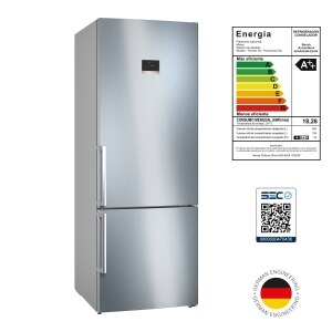 Refrigerador Bosch bottom freezer Inox KGN56XIDR 508 Lt