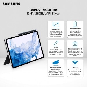 Tablet Samsung Galaxy Tab S8 Pantalla 11 8GB RAM 128GB sin