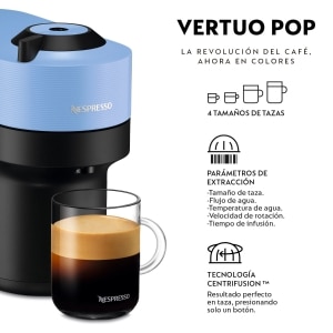 Cafetera Vertuo Pop Negra NESPRESSO Vertuo POP