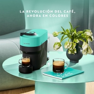 Máquina de Café Nespresso Vertuo Pop Blue + Aeroccino 3 + Travel
