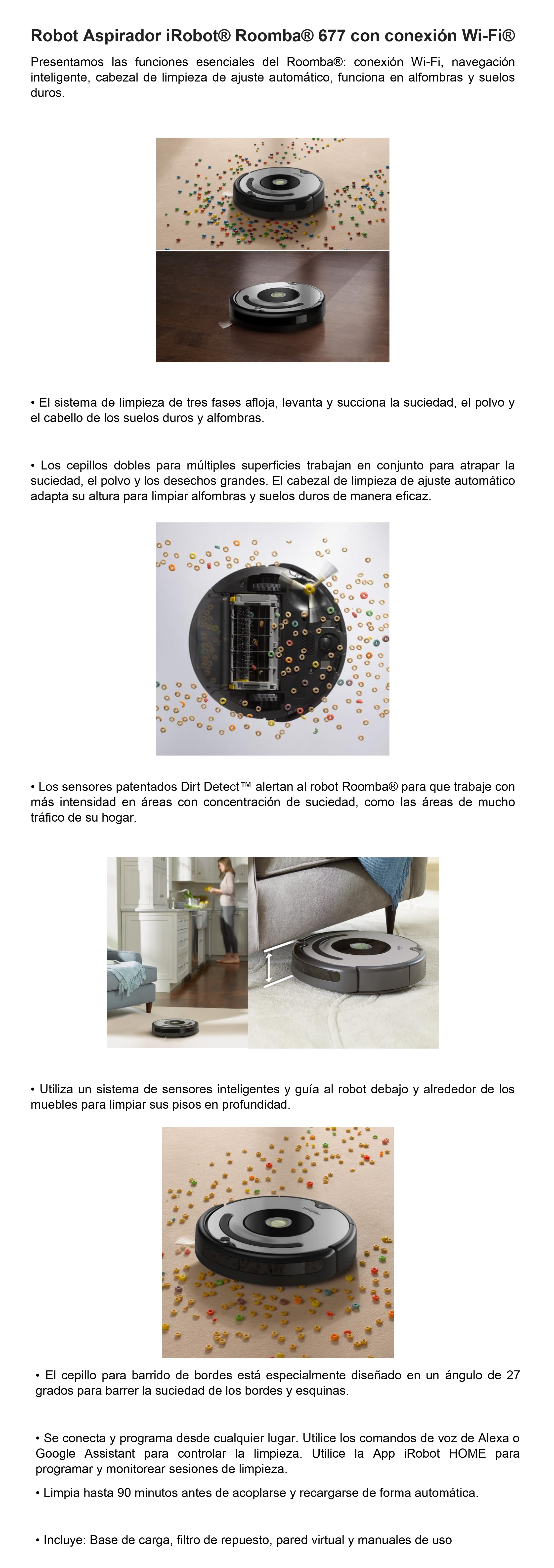 Como funciona el Robot aspirador Roomba 